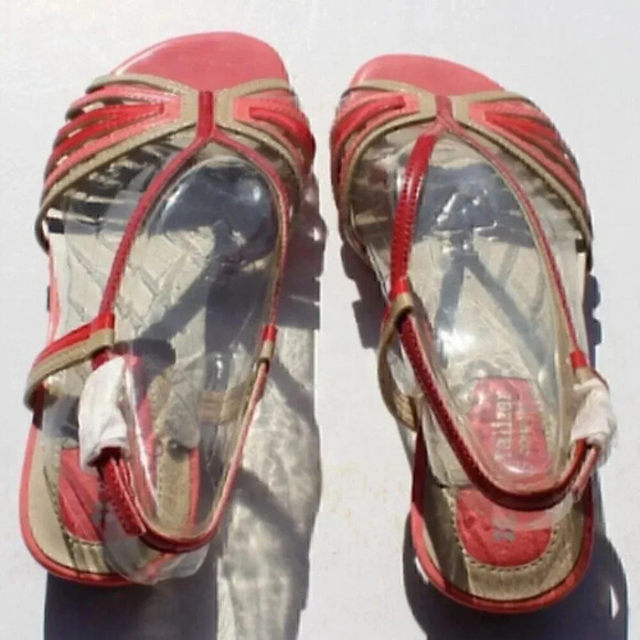 Women's NATURALIZER N5 COMFORT Joany CLASSIC Open Toe Strap Heels SHOES 7 1/2W - Picture 4 of 4